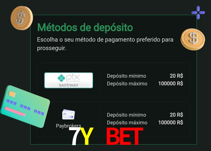 O cassino 7Y Bet oferece uma grande variedade de métodos de pagamento